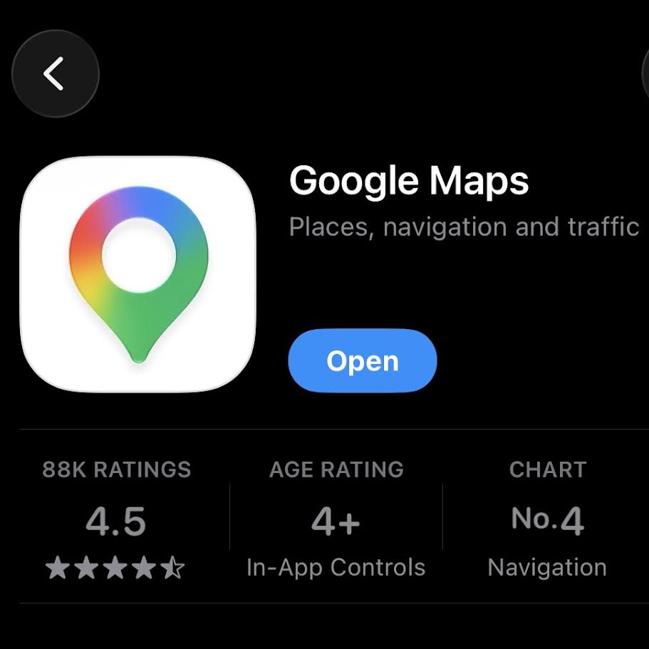 Googleマップアプリの紹介